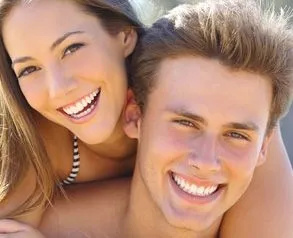 Woman with a confident smile